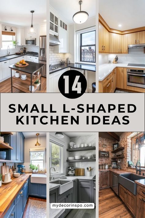 small - shaped kitchen ideas that are easy to make