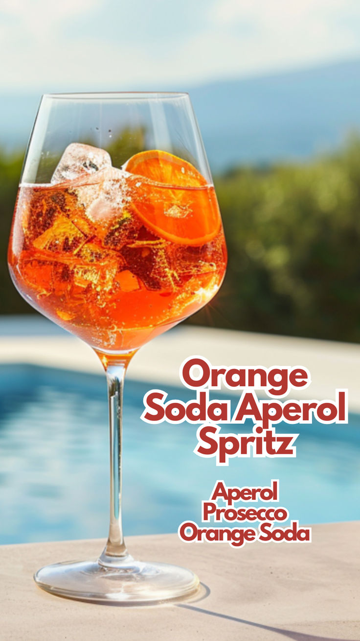 Orange Soda Aperol Spritz Orange Spritz Drink, Aperol Old Fashioned, Bourbon Aperol Cocktail, Apperal Spritz Ingredients, Cocktail Aperol Spritz, Easy Summer Cocktail Recipes, Aperol Spritz Recipe, Easy Summer Cocktails, Prosecco Cocktails