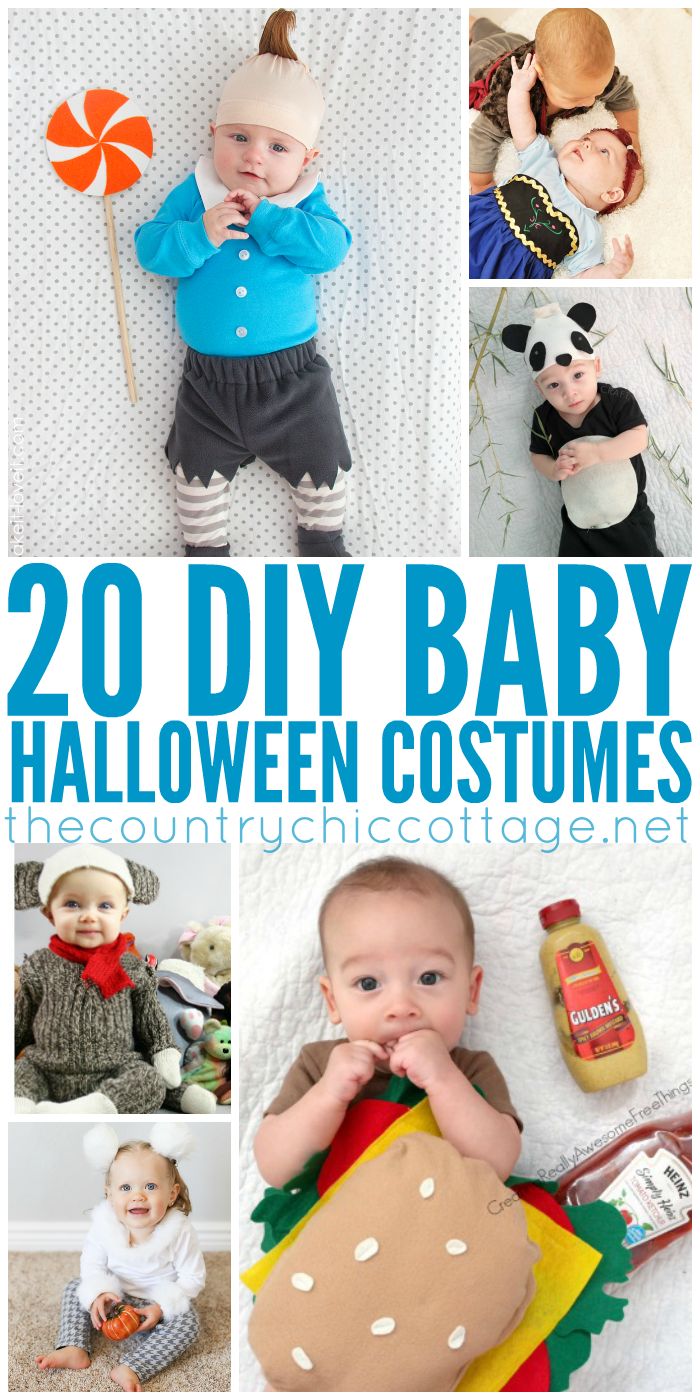 20 diy baby halloween costumes that are easy to make and great for the whole family