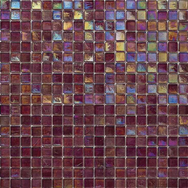 an abstract mosaic tile design in red and purple