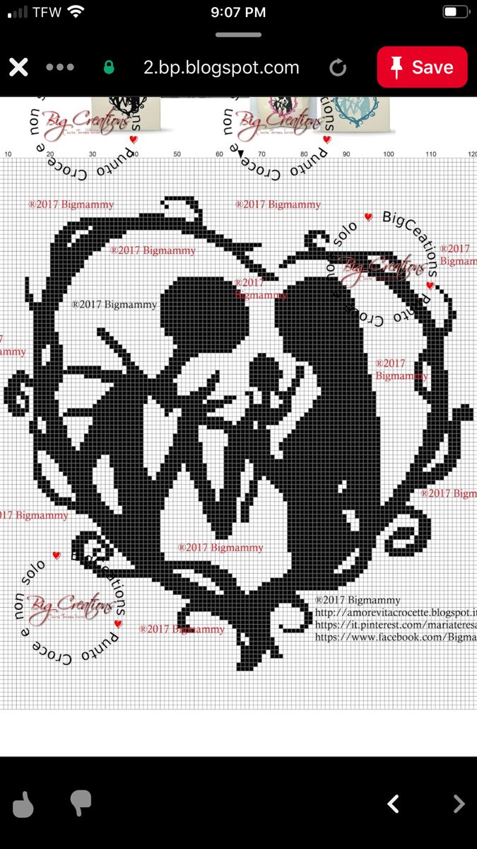 a cross stitch pattern with the word love on it