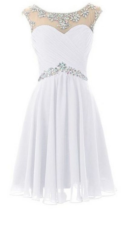 Modest Homecoming Dresses,short Homecoming Dresses,boho Homecoming Dresses,white Homecoming on Luulla White Knee-length Bridesmaid Dress, White Sleeveless Homecoming Dress, White Sleeveless Dress For Homecoming, White Sleeveless Mini Dress For Prom Season, White A-line Homecoming Dress, White Knee-length Homecoming Dress, White A-line Chiffon Mini Dress, White Chiffon A-line Mini Dress, White Mini Dress For Bridesmaid