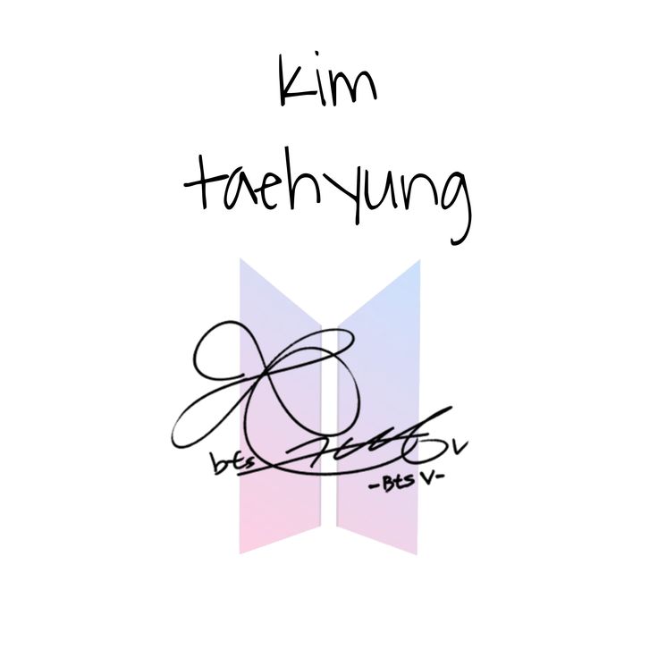 the logo for kim taehyung's upcoming album, be loved by you