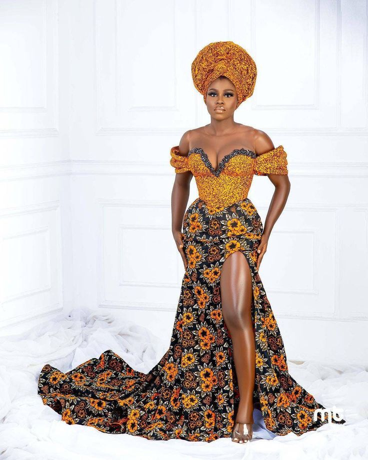 This beautiful African Ankara outfit  is Made of 100% quality wax ankara fabric suitable for all types of events. You can add your design, customization or personalize it. It can be made in different colors of fabric of ur choice, style and design. You can also send us pictures of a design of your choice, for custom order. We recommend that you provide your exact body measurement to ensure perfect fit , bust, waist, hips, across shoulder and dress length measurements in the note to seller section when you order or send in a US size chart.  Production takes 2-3 weeks while shipping takes 3-5 days We ship all our clothes by DHL Express delivering your item in 3-5 days after shipping. Ankara Corset Dress, Ankara Prom Dress, Long Ankara Dresses, Dress Ankara, African Prom Dresses, Ankara Gown, Ankara Gown Styles, Gaun Fashion, African Wedding Dress