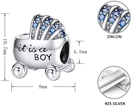 Adorn your jewelry or craft projects with this silver "It's a Boy" baby carriage charm, the perfect way to signify the birth of a newborn baby boy. Unique and made just for you. Wear it on your charm bracelet or add it to a necklace to add your very own special touch. Compatible With: Bolenvi Bead Charm Bracelets Bolenvi Moments O Pendants Bolenvi Bead Charm Necklaces Also Compatible: Pandora, Biagi, Troll, Chamilia, Persona, Ohm, Kay's Charmed Memories and similar European Style bead charm brac Newborn Baby Boy, Baby Carriage, Charm Necklaces, Bead Charm Bracelet, Boy Baby, Baby Boy Newborn, European Style, A Boy, Charm Bracelets