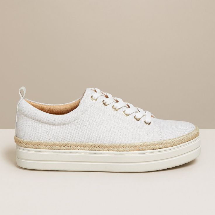 Mia Platform Sneaker - Jack Rogers USA White Espadrilles, Espadrille Sneakers, Shoe Inspo, Platform Sneaker, Jack Rogers, Platform Sneakers, Sneakers White, Tennis Shoes, Wedding Sneaker