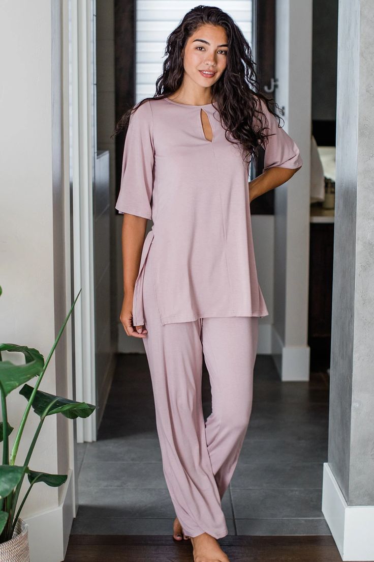 Bamboo Women's Sleepwear by YALA | Sustainable Pajamas & More – Page 2 Comfortable Pajamas For Women, Bed Time Outfits For Women, Bamboo Pajamas For Women, Comfortable Cotton Sleepwear, Lounge Wear For Women, Sleepwear Women Comfy, Pajamas Women Comfy, Sweater Robe, Sleepwear Women Nightwear