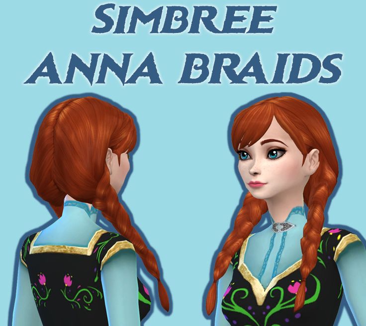 Anna Frozen Hair, Sims Disney, Anna Cape, Anna Hat, Zombie Christmas, Anna Hair, Elsa Hair, Disney Princess Hairstyles, Frozen Hair