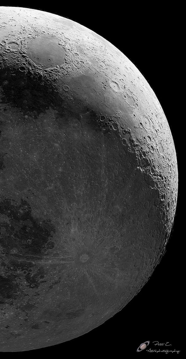 an image of the moon taken from space