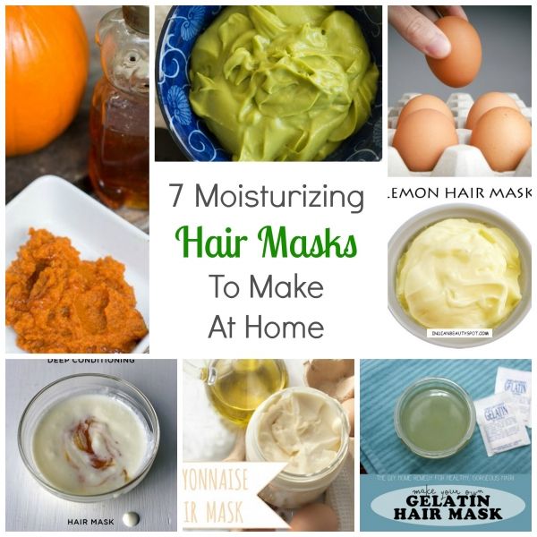 7 Moisturizing Hair Masks To Make At Home Moisturizing Hair Mask Diy, Mayo Hair Mask, Gelatin Hair Mask, Hair Mask At Home, Best Diy Hair Mask, Diy Hair Products Recipes, Hair Masks For Dry Damaged Hair, Overnight Hair Mask, Moisturizing Hair Mask