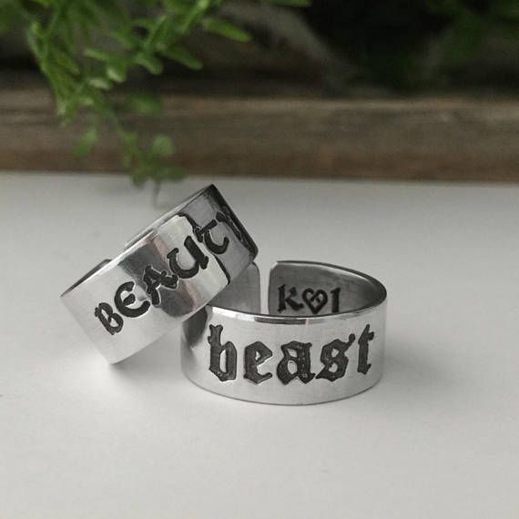 Ldr Jewelry, Couples Promise Rings, Couples Rings, Beauty And Beast, Rings Personalized, Couples Ring, Beauty Beast, Couple Stuff, Promise Rings For Couples