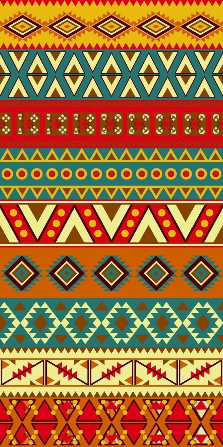 a colorful pattern with different colors and shapes