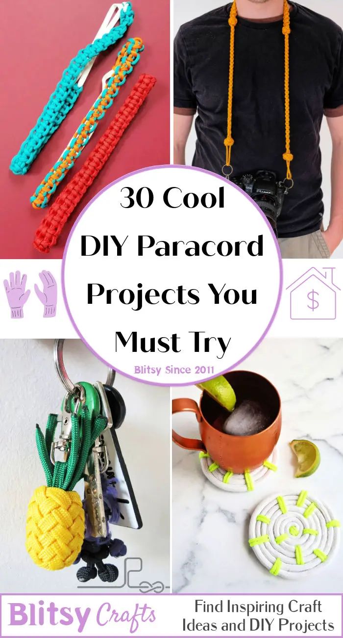 the words 30 cool diy paracor projects you must try