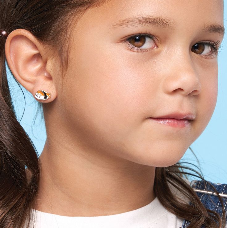 The Cuties Collection celebrates your child and her favorite foods, animal friends and fancies with a colorful collection of darling earrings. Quality tested, hypoallergenic, nickel and lead free Give grown-up quality while maintaining sweetness with this precious collection; for ages 5 and older. Cute Hypoallergenic Earrings, Playful Nickel-free Earrings For Birthday, Playful Nickel-free Jewelry For Birthday, Playful Nickel-free Jewelry For Birthdays, Nickel-free Playful Jewelry For Birthday, Kawaii Hypoallergenic Jewelry For Birthdays, Kawaii Hypoallergenic Jewelry For Birthday, Playful Hypoallergenic Round Earrings, Playful Hypoallergenic Jewelry For Birthday