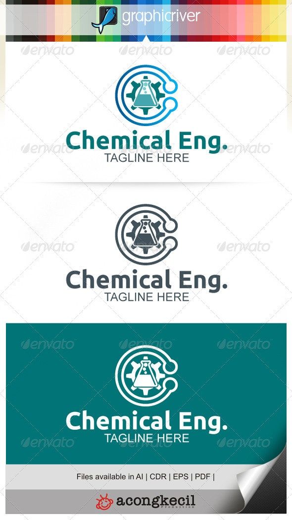 the logo for chemical engg - symbols logo templates