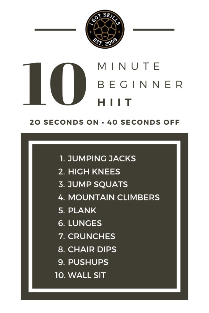 the 10 minute workout plan for beginners with instructions on how to start and use it