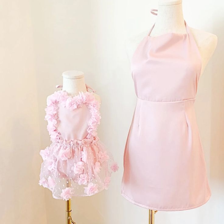 Mommy and Me matching outfit! Very feminine and beautiful set of mother daughter matching outfits. Very good choice for birthday ,wedding or any other special occasion.
 

Adult

♡ XXS - Bust 31.5" | Waist 24.5 " | Length (shoulder to bottom) 28.5"
♡ XS - Bust 33.5" | Waist 26.5" | Length (shoulder to bottom) 29.5"
♡ S - Bust 35.5" | Waist 28.5" | Length (shoulder to bottom) 31.5"
♡ M - Bust 37.5"| Waist 30.5" | Length (shoulder to bottom) 33.5"
♡ L - Bust 39.5" | Waist 32.5" | Length (shoulder to bottom) 35.5"

 
♡ GORGEOUS HANDMADE ITEMS FOR YOUR LITTLE MISS. ( Size 0000 - 5 years.)
♡ This is item is made to order.
♡ Fabric pattern placement and shape may be different than to images shown.
♡ WASHING CARE -We highly recommend hand washing this item to maintain its quality life, Fitted Matching Set Dress For Wedding, Family Matching Pink Sets For Spring, Pink Sleeveless Matching Set Dress, Spring Family Matching Pink Sets, Spring Family Matching Fitted Sets, Spring Wedding Matching Sets, Mommy And Me Dress, Daughter Dress, Daughter Outfits