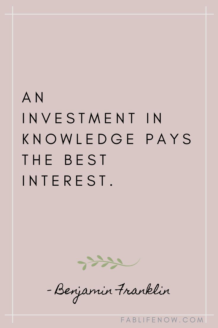 an investment in knowledge pays the best interest - benjamin franklin quote on investment and investments