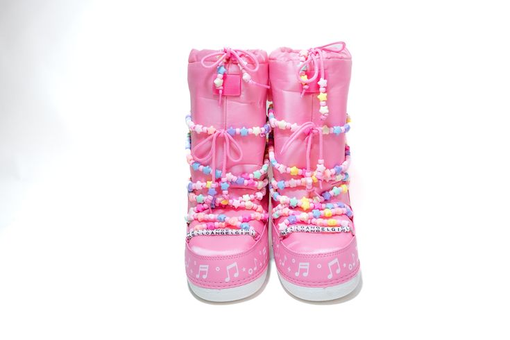 Music Sounds Better with our Kandi Boots and you ✩°｡⋆⸜ 🎧✮ This PRE-ORDER listing includes: (1) Kandi Boots ONLY, no accessories included If you want the Kandi Boot Bundle with all add ons to own the Kandi Boot in its final form, go to the BUNDLE listing: HERE~ This listing is contains PREORDER items & READY TO SHIP ITEMS. Pre-Order Time for purchase in November/December: 4-6 Months (subject to delays) Shipment is estimated for April or June 2025 Ready To Ship Time for purchase now: Processing T Kawaii Boots, Cute Snow Boots, Go Go Boots, Music Patches, Angel Girl, Kawaii Shoes, Blind Bags, December 4, Colour Star