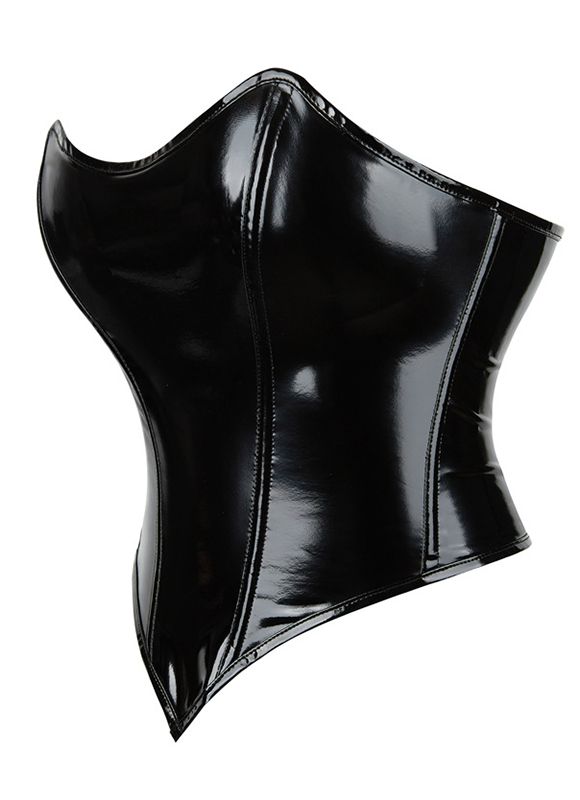 Black PVC Classic Overbust Corset Top     Condition: Brand New   Color: Black   Material:PU Leather   Design: Ribbon Lacing, Shoulder Straps,Plastic boning to support   Back Style:lace-up   Includes: Corset   Occassions: This bustier corset crop top is the going out must have staple!!it is sexy,fashion,classic and cute for date, vacation, going out, beach, dating, travel, vacation, school, park, outdoor, nightclubs and everyday wear. Matched with jeans, skirt, shorts, cardigan, jacket, necklace Feather Tank Top, Zipper Vest, Shapewear Tops, Overbust Corset, Strapless Corset, Corset Crop Top, Leather Corset, Romantic Lace, Long Sleeve Sweater Dress