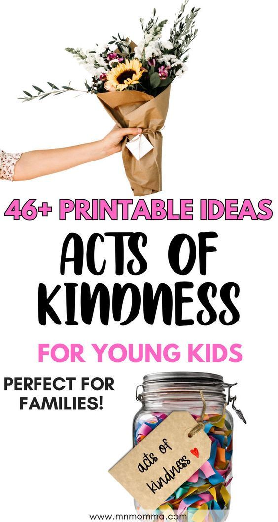 46 random acts of kindness for kids that you and your family can do together! Fun (and lots of free) kindness ideas that are perfect for kids of all ages - from young children to older teenagers. Love these ideas for kindness day or a special lent ideas for kids and families. You can do the kindness jar ideas for school and it comes with the cards free printable full of pre-made ideas for your kindness jar! Giving Ideas Acts Of Kindness, Lent Ideas For Kids, Random Acts Of Kindness Ideas For Kids, December Acts Of Kindness For Kids, Random Acts Of Kindness Activities For Preschool, Kindness Jar For Kids, World Kindness Day Ideas, Preschool Acts Of Kindness, Random Acts Of Kindness Preschool