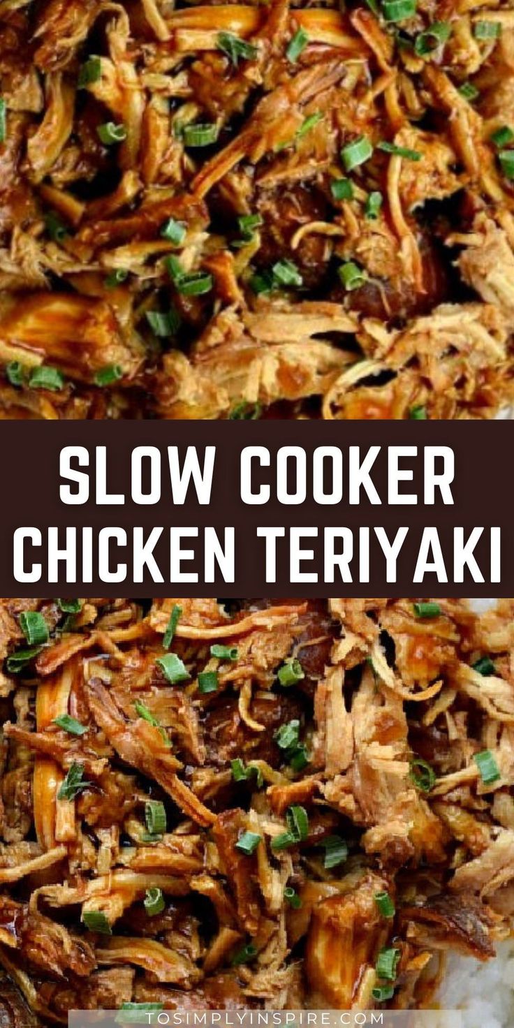 slow cooker chicken teriyaki is an easy and delicious recipe that's ready in under 30 minutes