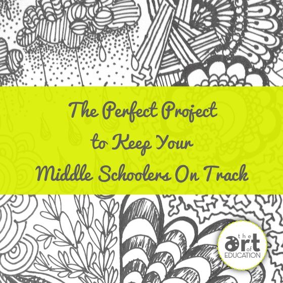 the perfect project to keep your middle schoolers on track by mary schrorn