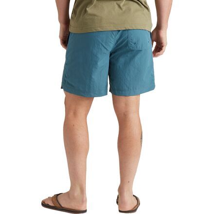 When hiking trails crisscross inviting bodies of water we are happy to be rocking the Howler Brothers Salado Shorts. These shorts boast a quick-drying nylon fabric that encourages movements and plunges, as well as a drawstring waistband that locks in a reliable fit. Lightweight Nylon Bottoms For Outdoor, Nylon Bottoms With Built-in Shorts For Camping, Nylon Swim Trunks With Elastic Waistband, Functional Lightweight Swim Trunks For Outdoor, Lightweight Functional Swim Trunks For Outdoor, Functional Swim Trunks With Elastic Waistband, Functional Swim Trunks With Elastic Waistband For Outdoor Activities, Outdoor Swimwear With Built-in Shorts, Sporty Nylon Bottoms For Camping