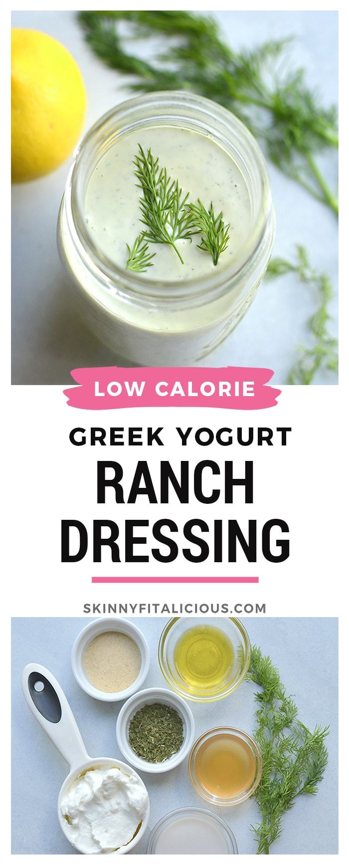 the ingredients for ranch dressing are shown in small bowls and on top of each other