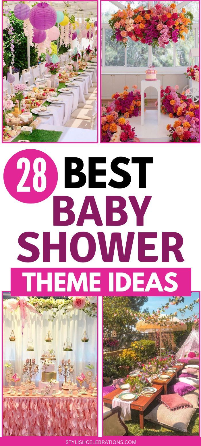 28 Best Baby Shower Theme Ideas Summer Themed Baby Shower Ideas, Cute Baby Shower Themes, Barbecue Baby Shower, Popular Baby Shower Themes, Baby Shower Theme Ideas, Shower Foods, Backyard Baby Showers, Baby Number 3, Garden Baby Showers