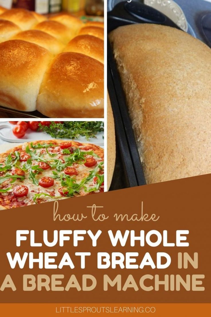 how to make fluffy whole wheat bread in a bread machine