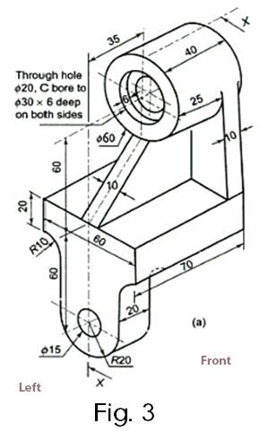 a drawing of a toilet paper dispenser with the measurements shown below it