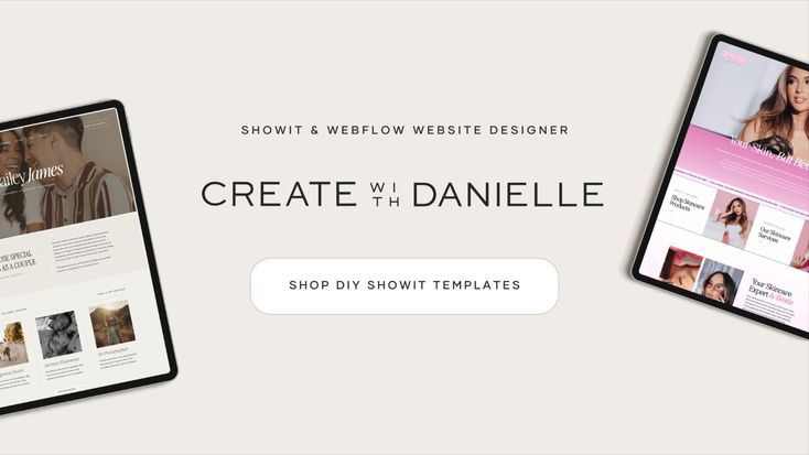 Create with Danielle | Showit Website Design & Website Templates