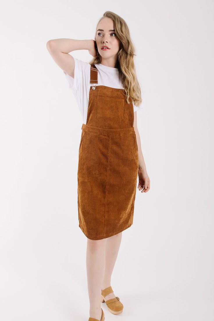 Corduroy Overall, Corduroy Overall Dress, Dungaree Dress, Spandex Dress, Corduroy Dress, Corduroy Fabric, Suspender Dress, Dress Measurements, Work Outfits Women