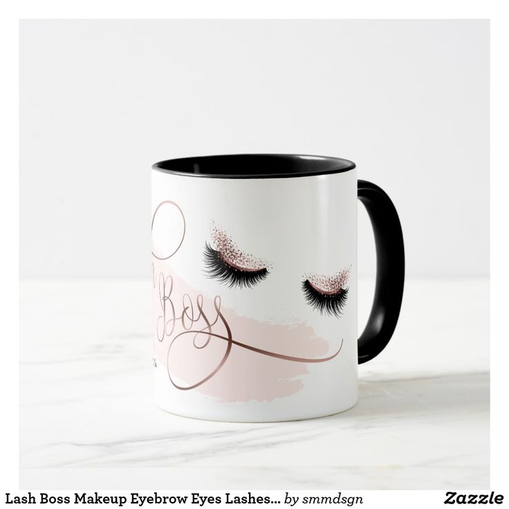 Lash Boss Makeup Eyebrow Eyes Lashes Rose Gold Mug Esthetician Salon, Boss Makeup, Lash Boss, Gold Mug, Eyes Lashes, Eyebrow Hacks, Water Flask, Lash Business, Lash Salon