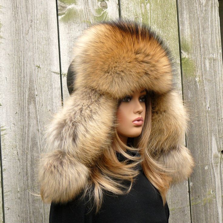 Fur Hat Men, Fur Trapper Hat, Winter Headwear, Winter Fur Hat, Apres Ski Party, Fur Hats, Grey Fur, Aviator Hat, Trapper Hat