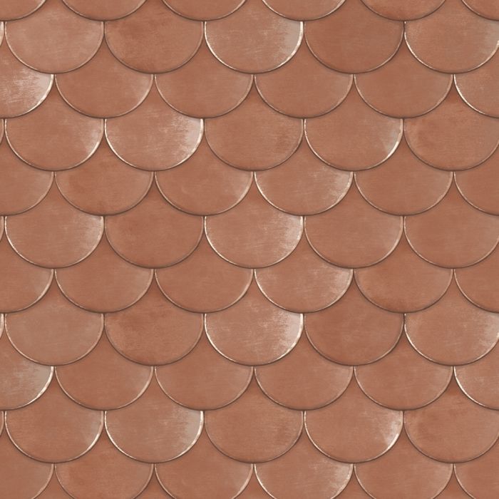 a close up view of the scales of a fish scale pattern on a brown background