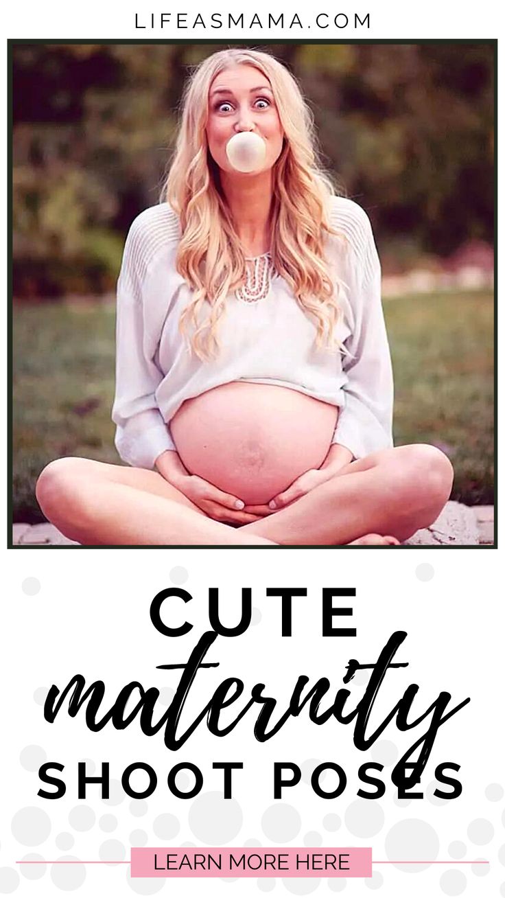 a pregnant woman is sitting on the ground with her stomach exposed, and text that reads cute