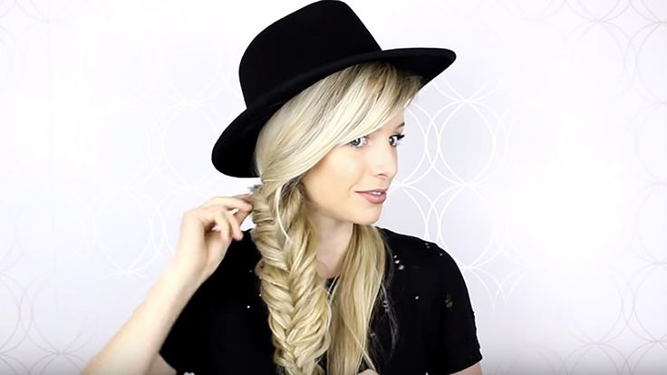 Never mess with hat hair again. Hairstyles To Wear With A Hat, Winter Hat Hairstyles, Easy Winter Hairstyles, Make A Hat, Two French Braids, Cute Winter Hats, Mens Summer Hairstyles, Hair Romance, Hat Hair