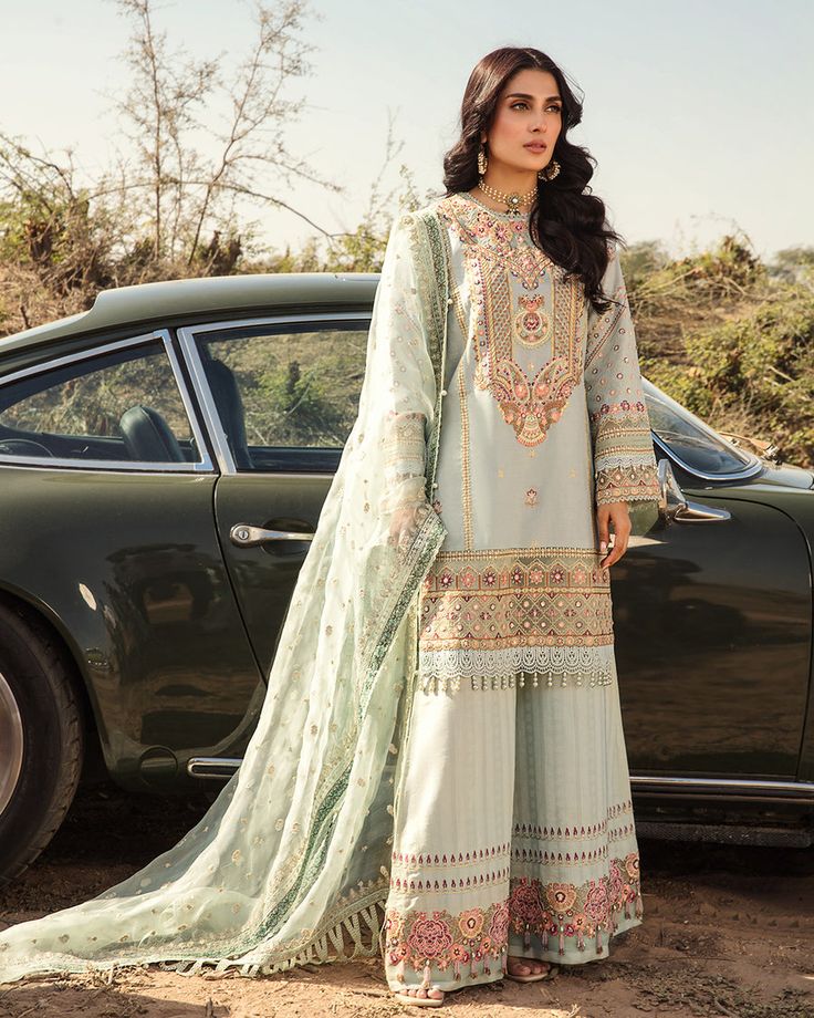 Faiza Saqlain Amani Lyle Luxury Lawn Bohemian Digital Print Sets For Wedding, Printed Long Sleeve Unstitched Suit For Wedding, Elegant Eid Lawn Suit With Printed Border, Elegant Lawn Suit With Printed Border For Eid, Elegant Unstitched Lawn Suit With Digital Print, Blue Printed Unstitched Wedding Suit, Elegant Unstitched Suit With Digital Print For Eid, Unstitched Printed Lawn Suit For Wedding, Elegant Lawn Suit With Digital Print For Wedding