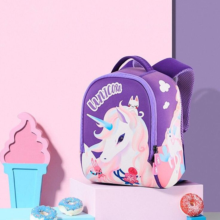 It's time to go back to school in the universe of unicorns, absolutely nothing far better than giving an attractive Purple Unicorn Backpack to your little princess. That bag is going to be used to store her manuals by virtue of the magical capabilities of the epic equine! Ideal for elementary school It'll keep your magic notebooks in order Size: 25*20*13.5 cm Closure Type: Zipper Material: Neoprene Weight: 270g Backpack Type: Softback Unicorn Print Backpack For Travel, Unicorn Print School Backpack, Cute Pink Backpack With Unicorn Print, Cute Multicolor Unicorn Print Backpack, Pink Unicorn Print Backpack, Unicorn Backpack, Kawaii Unicorn, Purple Backpack, Go Back To School