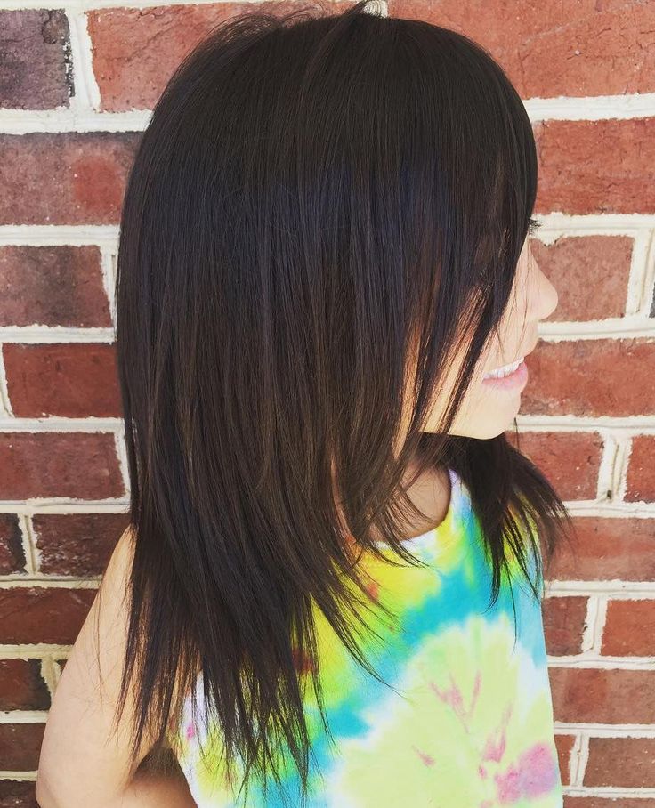 Layered+Mid-Length+Haircut+For+Girls Girl Haircut Ideas Kids, Haircut Styles For Straight Hair, Girls Haircuts With Layers, Styles For Straight Hair, Kids Girl Haircuts, Girls Haircut, Toddler Girl Haircut, Framing Pieces, Girls Short Haircuts