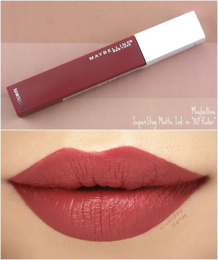 Maybelline | SuperStay Matte Ink "80 Ruler": Review and Swatches Maybelline Matte Ink, Superstay Maybelline, Maybelline Superstay Matte Ink, Maybelline Lipstick, Makeup Tip, Maybelline Superstay, Lipstick Kit, Maybelline Makeup, Smink Inspiration