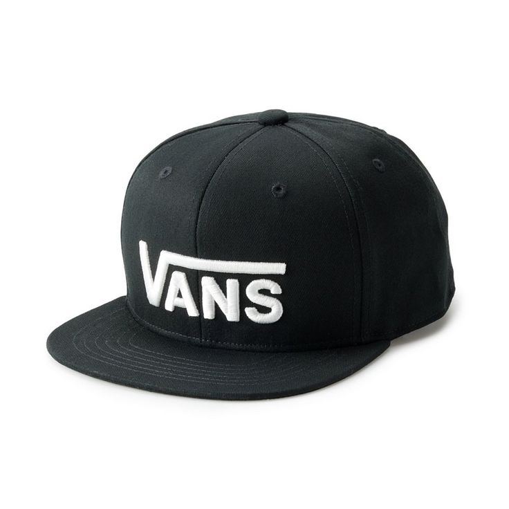 Your skater will love the laid back style of this classic Vans snapback hat. Your skater will love the laid back style of this classic Vans snapback hat.  7-in. brim Adjustable snapback One size fits mostFABRIC & CARE Cotton Hand wash Imported Size: One Size. Color: Black. Gender: male. Age Group: kids. Classic Snapback Baseball Cap, Trendy Black Snapback Hat With Flat Bill, Classic Adjustable Snapback Hat For Baseball Season, Classic Streetwear Hat With Flat Crown, Classic Flat Crown Hat For Streetwear, Classic Flat Crown Hat For Baseball Season, Classic Snapback Trucker Hat For Streetwear, Classic Snapback Hat For Streetwear, Classic Trucker Hat With Flat Bill For Streetwear