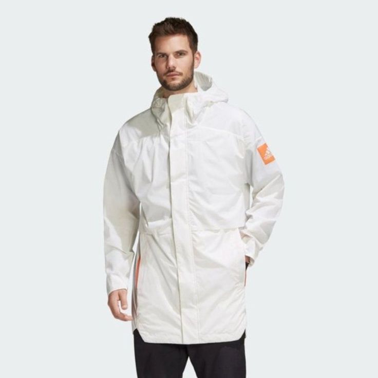 New In Factory Sealed Package! Myshelter Wind.Rdy Parka Core White Size S Us - Listing As Size M! ***** From The Website: Runs Large - Recommended To Size Down - E.G., If You Usually Wear Size M, Order Size S. A Windbreaker For City Living. Meet The Weather On Your Terms. The Adidas Myshelter Wind.Rdy Parka Has Your Back And Fits In Its Own Pocket. It's Your Shelter For Walking Across Town And Weekend Escapes Alike. The Mesh Lining Maintains Climate Control Inside, So You Can Carry On Outside Th White Urban Style Parka For Streetwear, White Urban Parka For Streetwear, Casual White Parka For Outdoor, White Urban Parka With Long Sleeves, Urban White Parka For Fall, White Hooded Parka For Outdoor Activities, White Functional Windbreaker For Fall, Adidas Spring Outdoor Outerwear, White Spring Parka For Streetwear