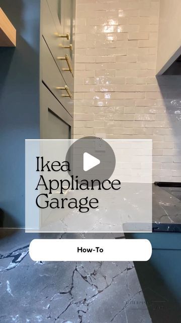 an appliance garage with the words ikea appliance garage on it