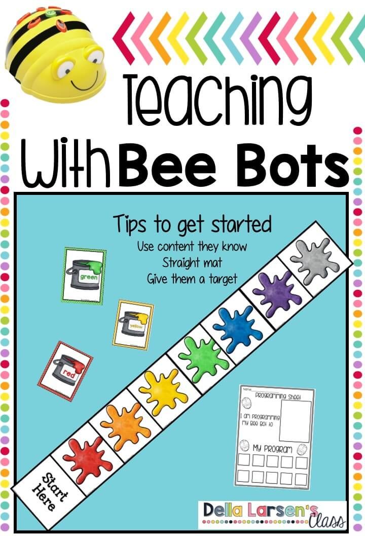 teaching with bee bots is an easy way to teach students how to get started