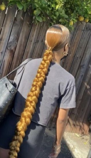 Sleek Ponytail Hairstyles, Black Ponytail Hairstyles, Dyed Hair Inspiration, Girls Natural Hairstyles, Braided Cornrow Hairstyles, Cute Box Braids Hairstyles, Quick Braided Hairstyles, Twist Braid Hairstyles, Protective Hairstyles Braids