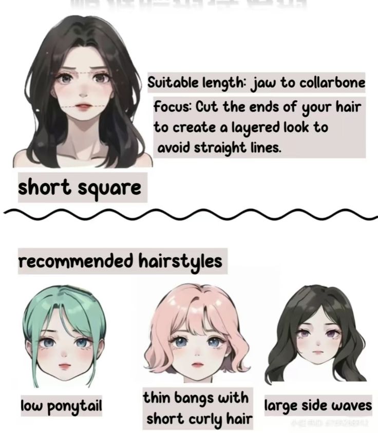 #hairstyles #shortsquareface #recommended Square Shape Haircut For Women, Square Face Korean Hairstyle, Wolfcut On Square Face, Wolfcut For Square Face, Square Face Shape Hairstyle, Square Face Haircut Women, Square Shape Hairstyles, Square Head Shape Hairstyles, Names Of Short Haircuts