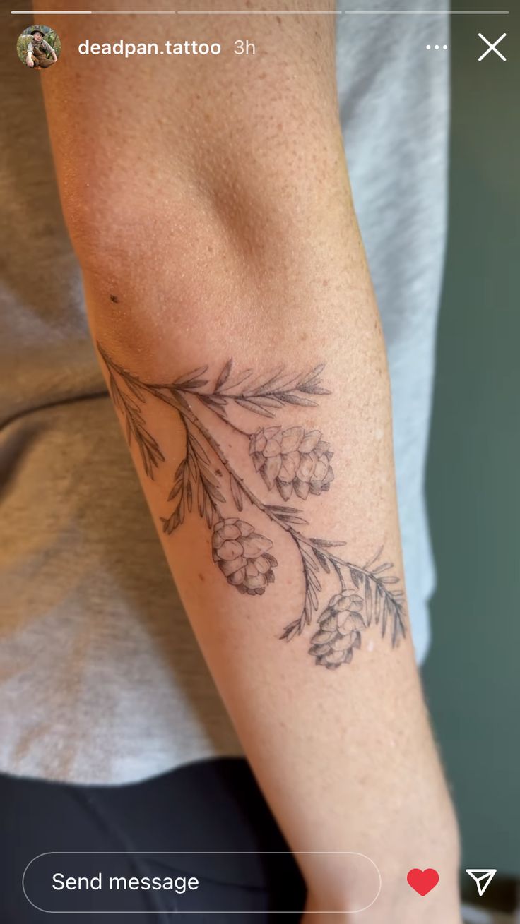 a person with a tattoo on their arm